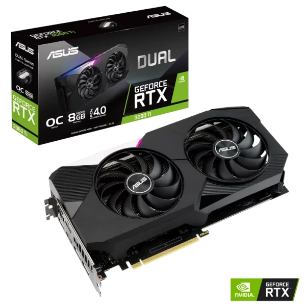 Asus Dual GeForce RTX 3060Ti V2 OC Edition 8GB GDDR6